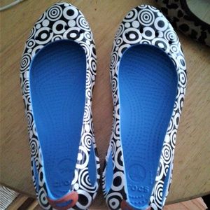 Crocs KADEE flats retro graphic PRICE DROP! NEW!